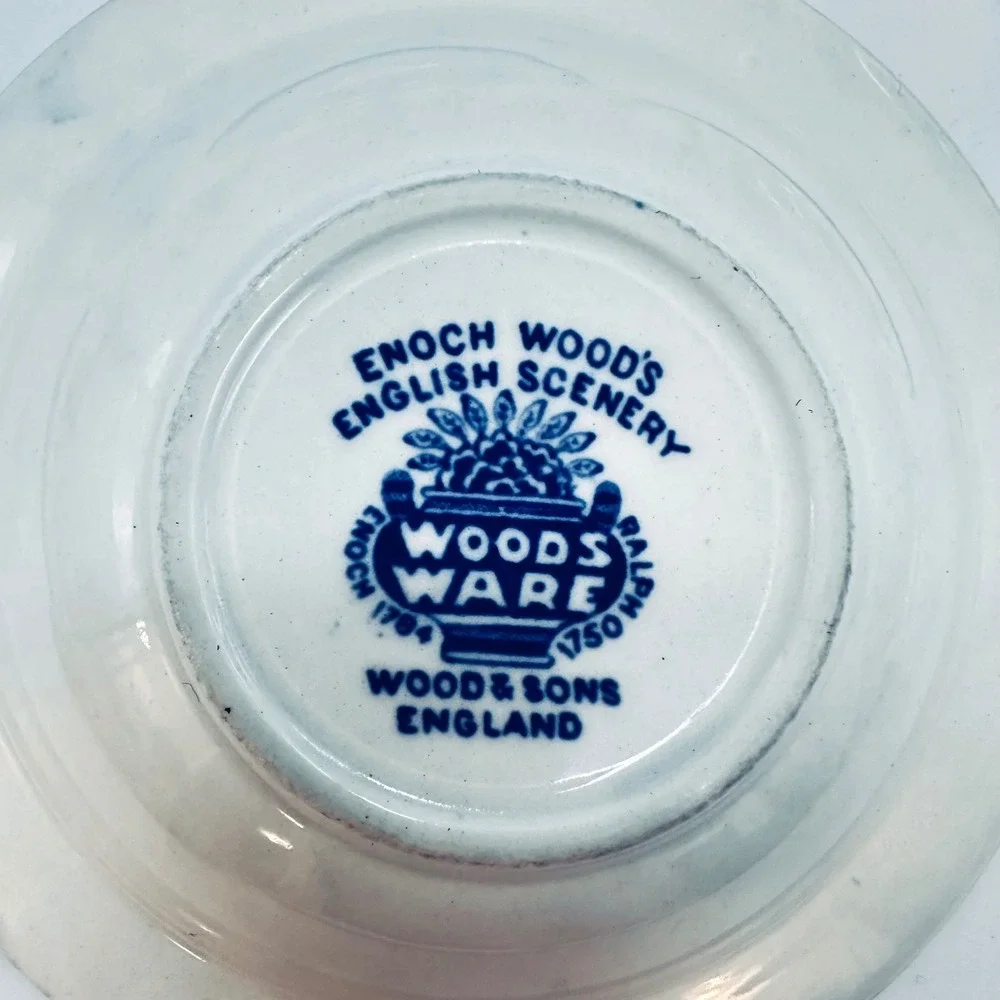 Wood & Sons English Scenery Blue White 5.25